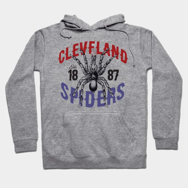 Cleveland Spiders Baseball Hoodie by MindsparkCreative